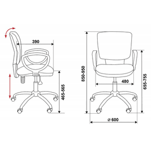 Кресло ch 626axsl 10 11