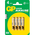 Элемент питания GP Super Alkaline 24A LR03 AAA 4шт уп