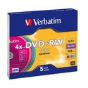 Диск Verbatim DVDRW 47ГБ 4x Colours 43297