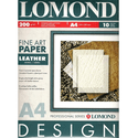 Фотобумага Lomond 0918041 A4 200гм2 10лглянцевая Кожа