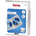 Бокс CD Коробка Hama H-83892 для 2 DVD Slim 5 шт прозрачный