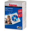 Бокс CD Коробка Hama H-83895 Jewel Case для DVD 5 шт пластик прозрачный