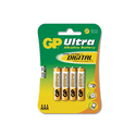 Элемент питания GP Ultra Alkaline 24AU LR03 AAA 4шт уп