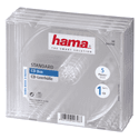 Бокс CD Hama H-44748 1CDDVD Jewel 5 шт прозрачный