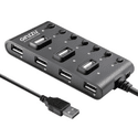 USB-хаб Ginzzu GR-487UB