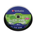 Диск Verbatim CD-RW 700МБ 8x-12x 43480