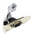 Аксессуар ORIENT Планка портов в корпус 1xCOM DB9 C098 Low Profile