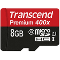 Карта памяти Transcend 8ГБ microSD HC UHS-I Class10 TS8GUSDCU1