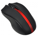 Мышь Оклик 615MW Black-Red USB
