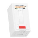 Розетка NIKOMAX NMC-WO1UD2-FT-ST-WT