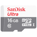 Карта памяти SanDisk 16ГБ microSD HC Class 10 Ultra SDSQUNS-016G-GN3MN