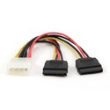 Кабель Ningbo Molex m 2 х SATA POWER f 18 см