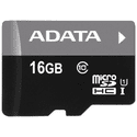Карта памяти ADATA 16ГБ microSD HC Premier Class 10 UHS-I U1 AUSDH16GUICL10-R