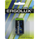 Элемент питания ERGOLUX 6LR61  Alkaline 1 шт