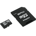 Карта памяти Silicon Power 16ГБ microSD HC Class10 SP016GBSTH010V10SP