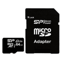 Карта памяти Silicon Power 64ГБ microSD XC UHS-I Class10 U1 Elite SP064GBSTXBU1V10