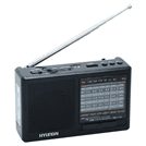 Радиоприемник Hyundai H-PSR140 черный USB microSD