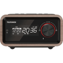 Радиобудильник Telefunken TF-1582UB дерево темное USB SDMMC
