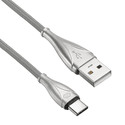 Кабель Digma USB Am USB Type-Cm 12м серебристый
