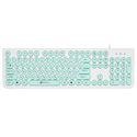Клавиатура Оклик 400MR White-Mint USB