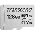 Карта памяти Transcend 128ГБ microSD XC UHS-I Class10 U3 V30 A1 TS128GUSD300S