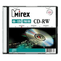 Диск Mirex CD-RW 700МБ 12x UL121002A8S Slim Case 1штуп