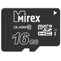 Карта памяти Mirex 16ГБ microSD HC UHS-I Class 10 U1 13612-MCSUHS16