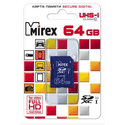 Карта памяти Mirex 64ГБ SecureDigital XC Class 10 UHS-I U1 13611-SD10CD64