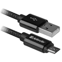 Кабель Defender USB20 Am  USB20 microBm 1м 87802