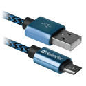 Кабель Defender USB20 Am  USB20 microBm 1м 87805