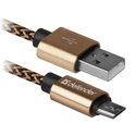 Кабель Defender USB20 Am  USB20 microBm 1м 87800 