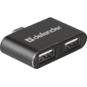 USB-хаб Defender Quadro Dual 83207