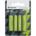 Элемент питания Defender R6-4B AA в блистере 4 шт 56112