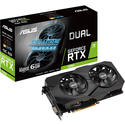 Видеокарта ASUS 6144МБ DUAL-RTX2060-A6G-EVO