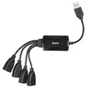 USB-хаб Buro BU-HUB4-03-U20-Splitter черный