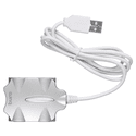 USB-хаб Buro BU-HUB4-05-U20-Candy серебристый