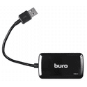 USB-хаб Buro BU-HUB4-U30-S черный