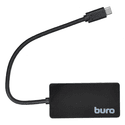 USB-хаб Buro BU-HUB4-02-U30 черный