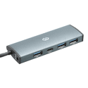 USB-хаб Digma HUB-3U30С-UC-G серый
