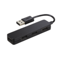 USB-хаб Hama Slim черный 00012324