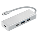 USB-хаб Hama Aluminium серебристый 00135755