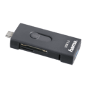 Картридер Hama USB 20Type COTG 00135753 серый