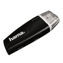 Картридер Hama USB20 00054115 черный