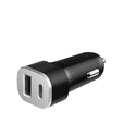 Зарядное устройство Deppa USB USB Type-C 48А черный 11288
