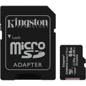 Карта памяти Kingston 64ГБ microSD XC UHS-I Class10 U1 V10 A1 Canvas Select Plus SDCS264GB