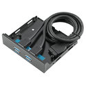 Аксессуар Панель для вывода USB30 портов в 35 отсек черный