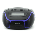 Магнитола Supra BB-23MUS черныйсиний