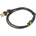 Кабель Behpex USB 20 Am  microBm 075 м 2A черный 326754