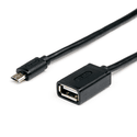 Кабель Atcom USB20 microBm  USB20 Af OTG 01м AT3792