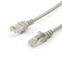 Патч-корд Atcom UTP 01 м литой RJ45 CAT5e серый AT9059